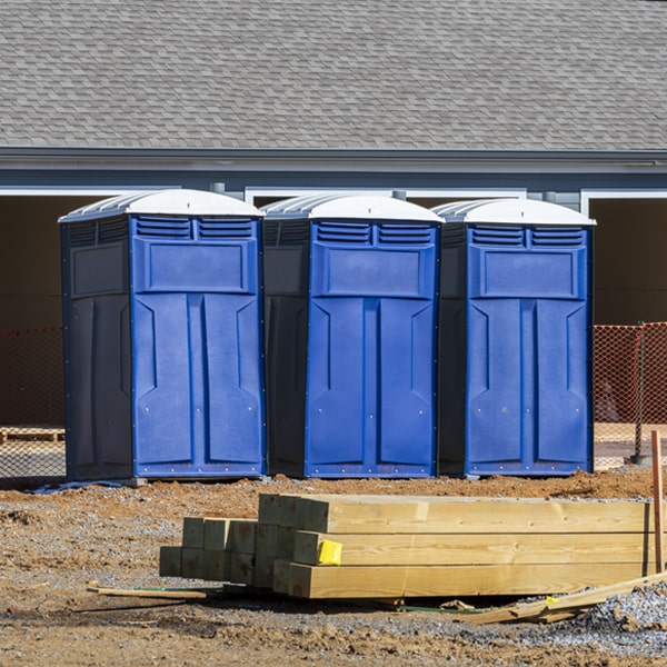 how do you ensure the portable restrooms are secure and safe from vandalism during an event in Bayard IA